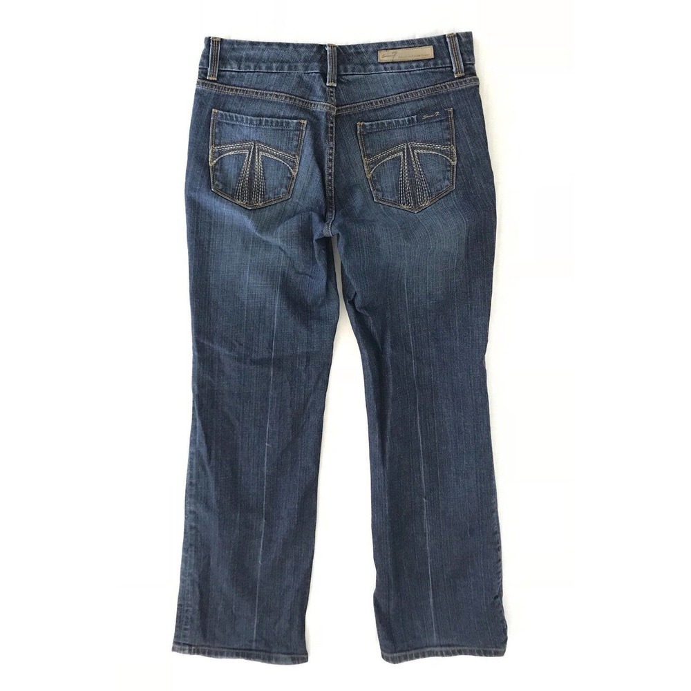 Seven7 | Womens Jeans Size 8 Straight Leg Bootcut Low Rise Denim Pants